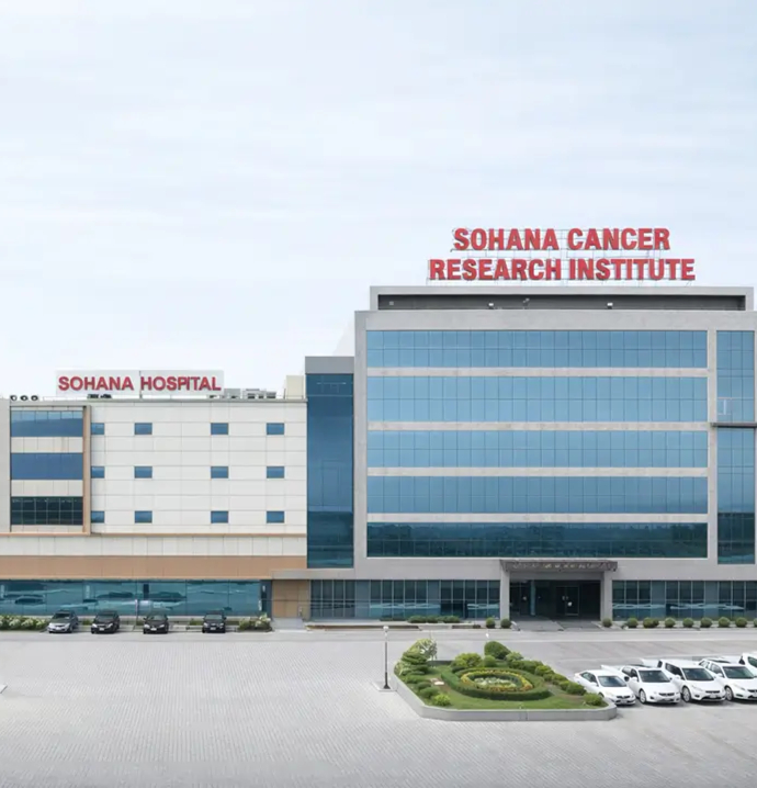Exterior of Sohana Hospital Building